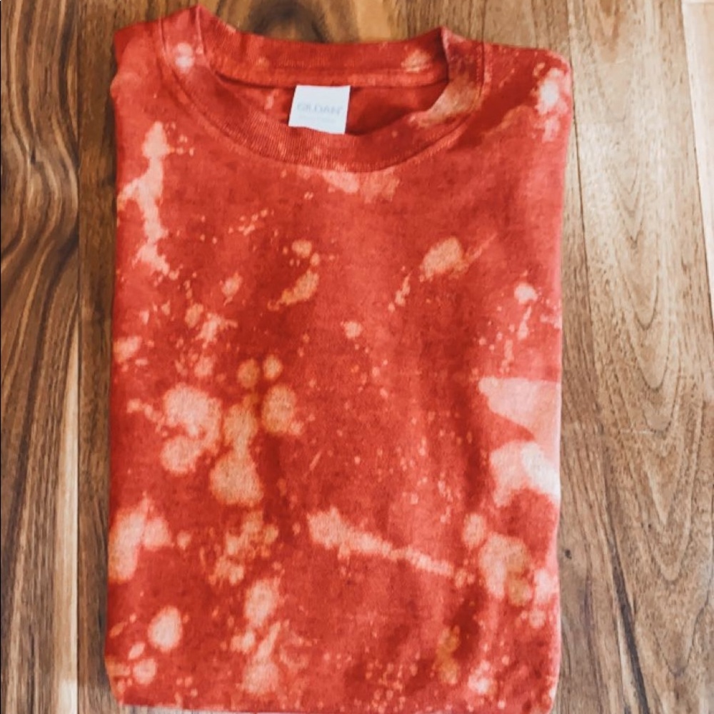 Red Bleached Shirt